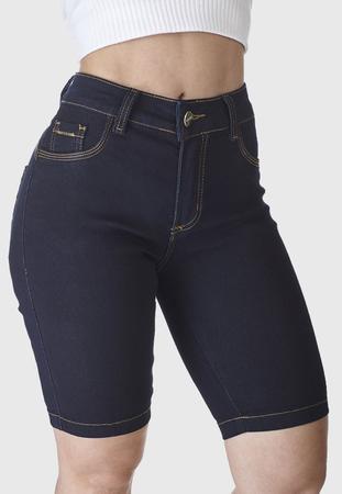 Imagem de Kit 2 Bermudas Jeans HNO Jeans Ciclista Azul e Azul Escuro