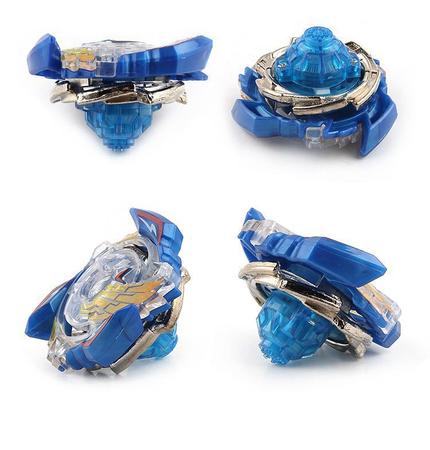 Lançador de Beyblade Corda B-119 com Rotação Dupla Azul