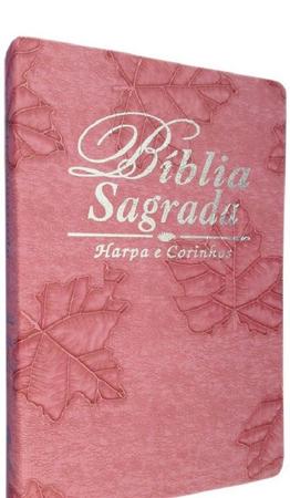 Imagem de Kit 2 Biblia Sagrada Letra Grande Com Harpa Índice Lateral