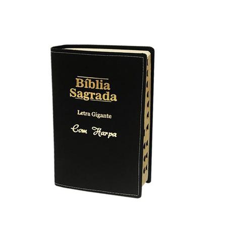 Bíblia Sagrada Luxo Lt Jumbo, A Maior Letra Do Mercado, Com Harpa - Bíblia  - Magazine Luiza