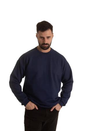 Imagem de Kit 2 Blusas Masculinas De Frio Canguru E Gola Careca Tradicional