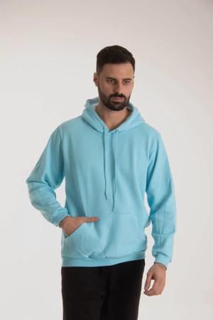 Imagem de Kit 2 Blusas Masculinas De Frio Canguru E Gola Careca Tradicional