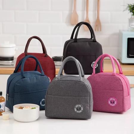 Kit 2 bolsas nécessaire lancheira térmica portátil prática - Filó Modas Imagem de Kit 2 bolsas nécessaire lancheira térmica portátil prática