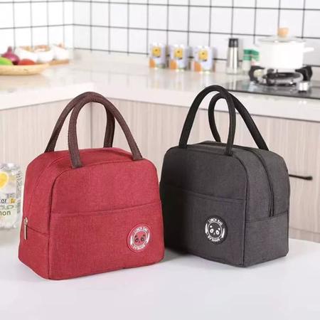 Kit 2 bolsas nécessaire lancheira térmica portátil prática - Filó Modas Imagem de Kit 2 bolsas nécessaire lancheira térmica portátil prática