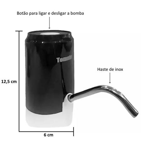 Imagem de Kit 2 Bomba Elétrica para Galão de Água Recarregável Universal