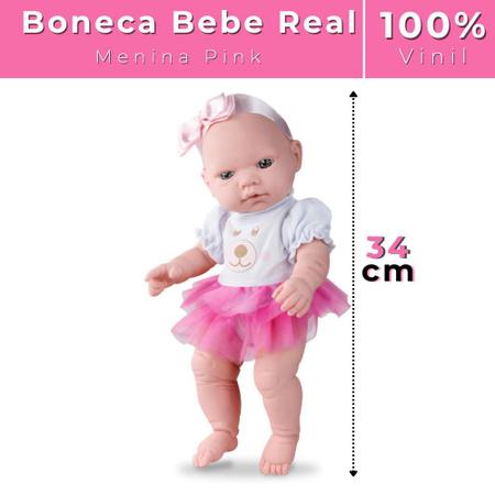 Kit 2 Boneca Bebe Bebezinho Real Menina E Menino Reborn Com