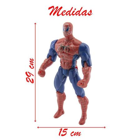 Imagem de Kit 2 Bonecos Articulados Super Heróis Liga Da Justiça 29 Cm