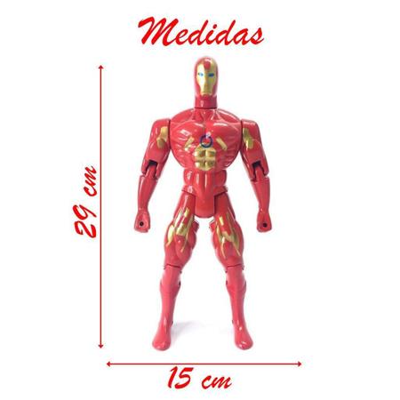 Imagem de Kit 2 Bonecos Articulados Super Heróis Liga Da Justiça 29 Cm