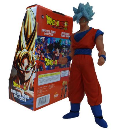 Kit 2 Bonecos Dragon Ball Z Goku Super Saiyajin E Ssj Blue - Super