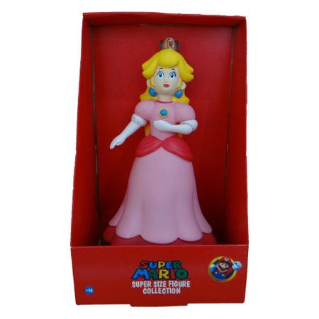 Imagem de Kit 2 Bonecos Grandes Princesa E Toad 23Cm Coleção