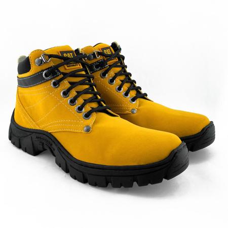 Bota Coturno Masculina CAT Preta Adventure Casual Conforto - Loja do Sapato  - Coturno Masculino - Magazine Luiza