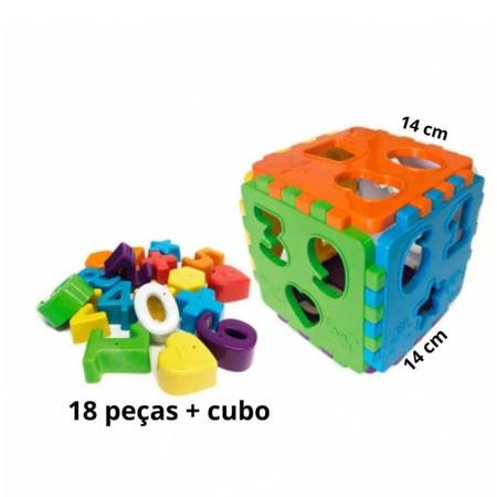 Imagem de Kit 2 Brinquedo Bebê Educativo Divertido Encaixar Basquete 1 ano Didatico Presente Menino Menina