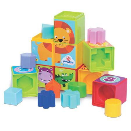 Kit 2 Brinquedos Educativo Para 1 Ano Didático Encaixe Bebe Infantil -  Mercotoys Brinquedos - Brinquedos Educativos - Magazine Luiza