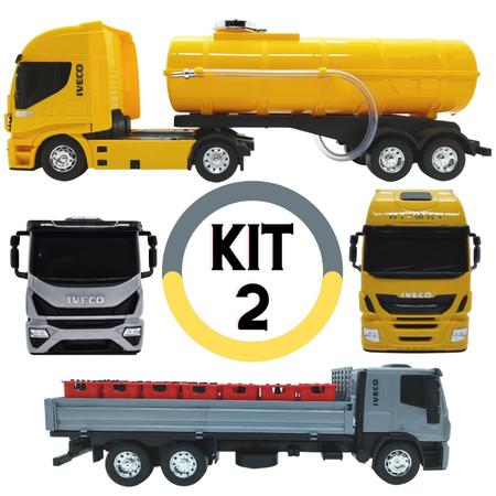 Kit Caminhão Brinquedo Tanque + Carga De Bebida + Carroceria - Usual  Brinquedos - Caminhões, Motos e Ônibus de Brinquedo - Magazine Luiza