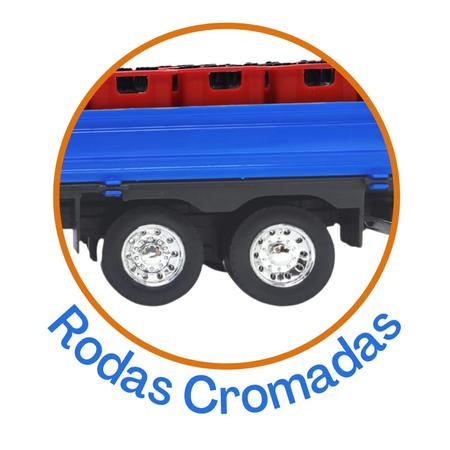 Caminhão de Brinquedo vermelho- IVECO Tector Dropside- ref 341 - USUAL -  Caminhões, Motos e Ônibus de Brinquedo - Magazine Luiza