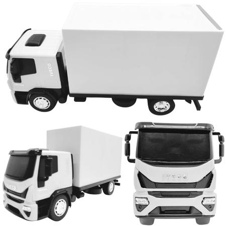 Caminhão Graneleiro Branco Iveco Usual Brinquedos - Papelaria Arco