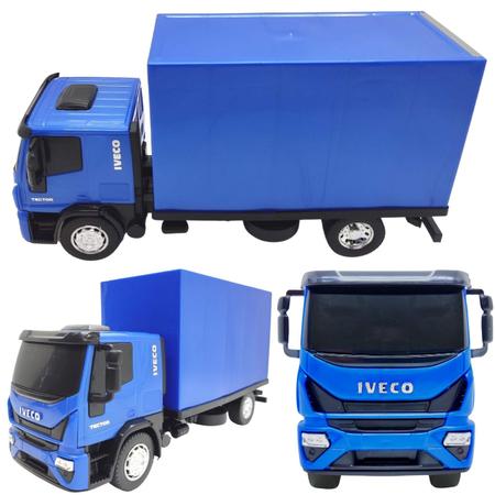 Caminhão Iveco Tector Baú com acessórios - Usual Brinquedos - Azul -  Caminhões, Motos e Ônibus de Brinquedo - Magazine Luiza