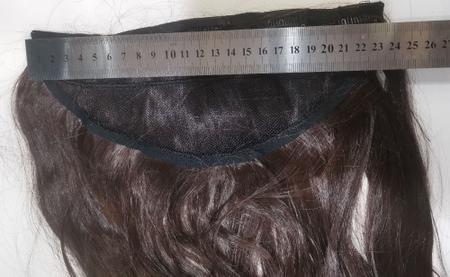 Imagem de kit 2 Cabelos ondulado Longa peruca Aplique com Tic Tac Organico