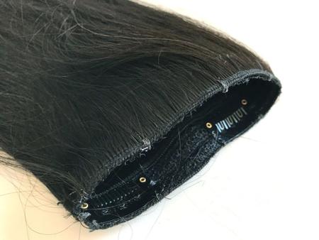 Imagem de kit 2 Cabelos ondulado peruca Longa Aplique com Tic Tac Sintético
