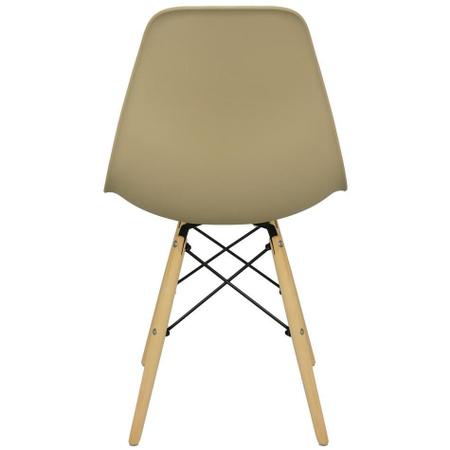 Imagem de Kit 2 Cadeiras Charles Eames Eiffel Wood Design - Bege