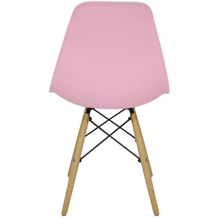 Imagem de Kit 2 Cadeiras Charles Eames Eiffel Wood Design - Rosa