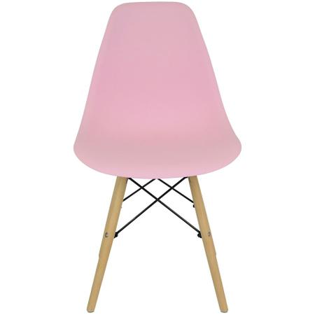 Imagem de Kit 2 Cadeiras Charles Eames Eiffel Wood Design - Rosa