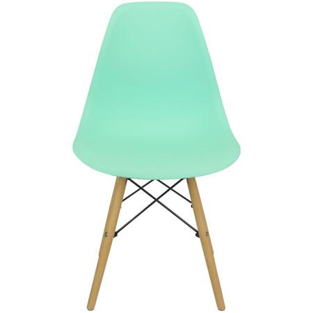 Imagem de Kit 2 Cadeiras Charles Eames Eiffel Wood Design - Verde Claro