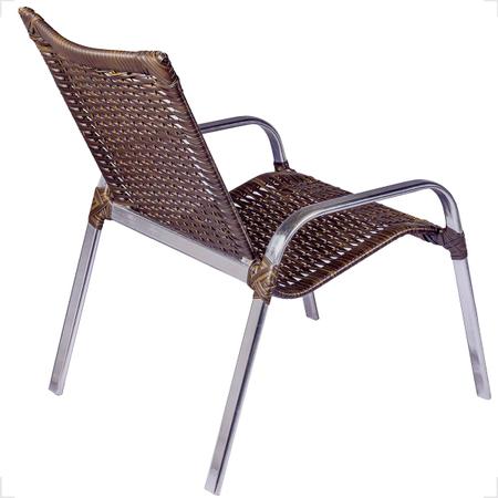 Imagem de Kit 2 Cadeiras De Alumínio Para Área Externa Fortaleza Fibra Sintética Artesanal