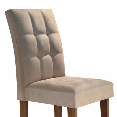 Imagem de Kit 2 Cadeiras Estofadas Hobby Espresso Móveis