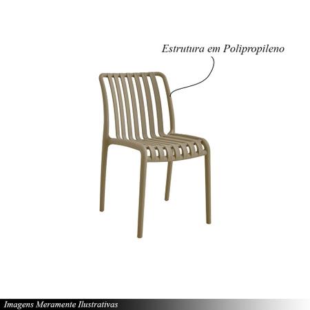 Imagem de Kit 2 Cadeiras Monoblocos Área Externa Ipanema com Proteção UV Fendi G56 - Gran Belo