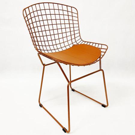 Imagem de Kit 2 Cadeiras para cozinha BERTOIA cobre assento cobre - Poltronas do Sul