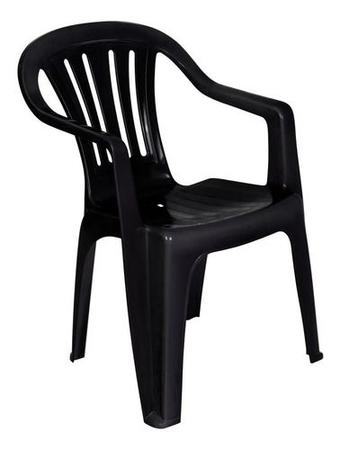 Imagem de Kit 2 Cadeiras Plástica Poltrona MOR 182 kg Resistente