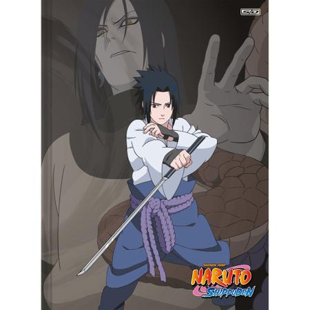 Kit 2 Cadernos Naruto Shippuden + Caderno Desenho Naruto