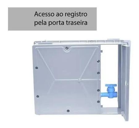 Caixa Padrão Sabesp 01 Ou 02 Hidrômetros Plastimax 9168