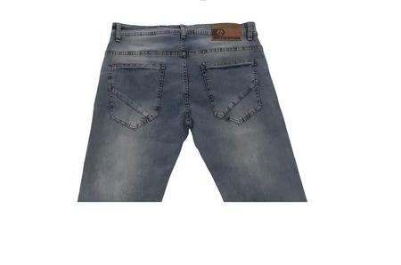 Imagem de Kit 2 Calça Jeans Masculina Slim Clara Elastano Nº 44