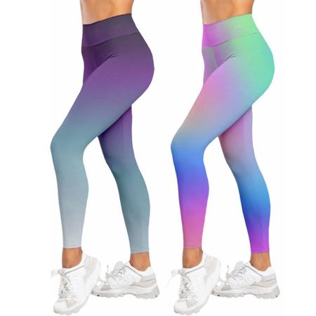 Calça Legging Fitness Feminina Academia Degrade Caminhada Treino Funcional  Dia a dia Grossa | .com.br