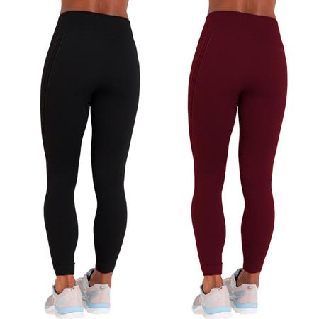 Conjunto Lupo Calça Legging + Top Feminino Fitness Academia Leguin Sem  Costura Legues Sport Original - Calça Legging - Magazine Luiza