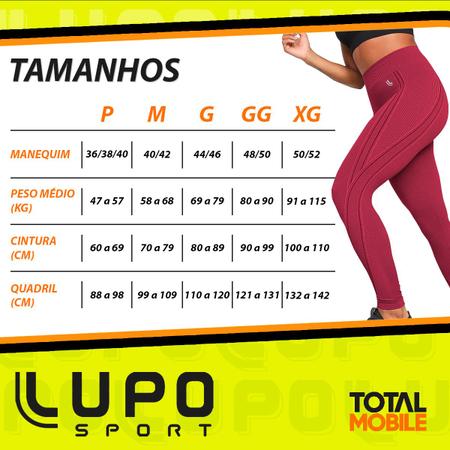 Calça Legging Lupo Original Feminina Legues Academia Leguin Levanta Empina  Bumbum - Calça Legging - Magazine Luiza