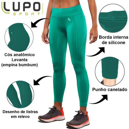 Kit 2 Calças Legging Lupo Sport Original Feminina Academia Leguin Legues  Fitness Levanta Empina Bumbum - Calça Legging - Magazine Luiza