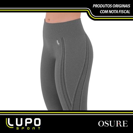 Kit 2 Calças Legging Lupo Sport Original Feminina Academia Leguin Legues  Fitness Levanta Bumbum - Preto Fosco