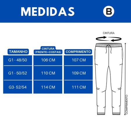 Imagem de Kit 2 Calças Masculina Plus Size Tactel Treino Academia com Bolsos Laterais 