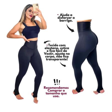 Calça Legging Academia Trabalho - Firme Não Transparente