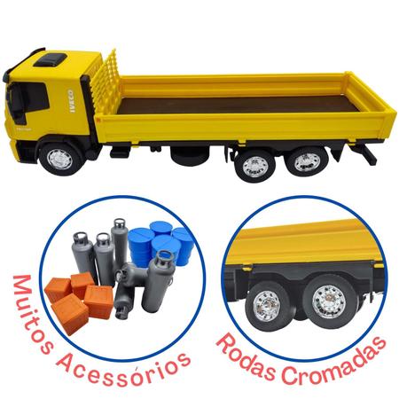 Kit Duas Unidades: Caminhão Com Madeira + Caminhão Com Engradados Brinquedo  Infantil - Usual Brinquedos - Caminhões, Motos e Ônibus de Brinquedo -  Magazine Luiza