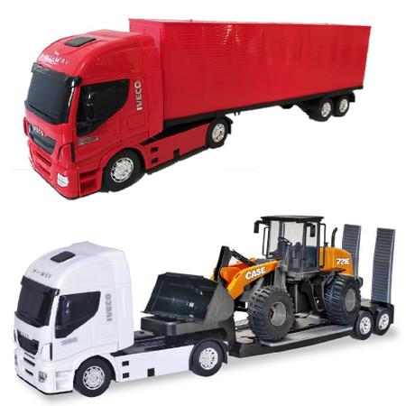 Brinquedos para Crianças / Carreta Bau Iveco 