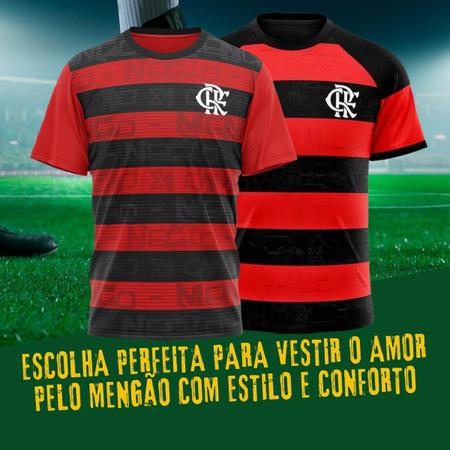 Camisa Flamengo Rubro-Negro Masculino Torcedor Gola Careca