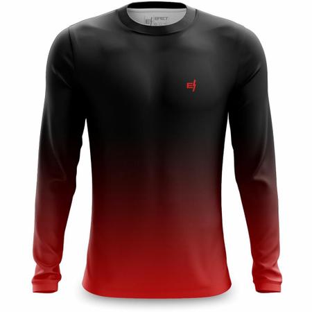 Imagem de Kit 2 Camisa Manga Longa Masculina Caminhada Esporte Estampada Proteção UV Casual Sofisticada  Prote