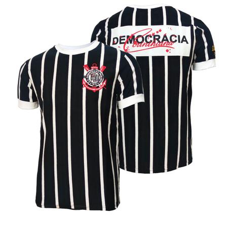 Kit 2 Camisas Corinthians Retro Históricas Kalunga e Democracia