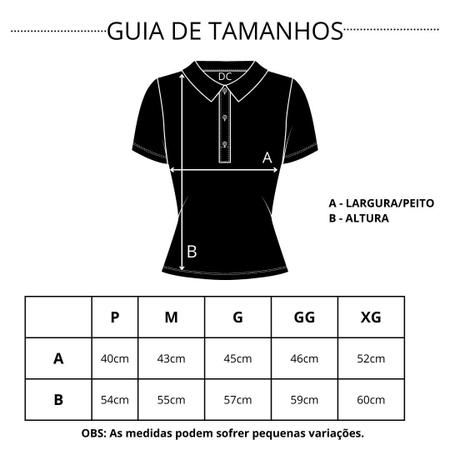 Imagem de Kit 2 Camisas Polo Femininas Camiseta Gola Atacado Piquet