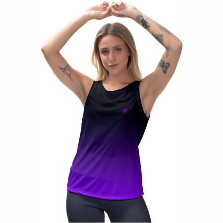Imagem de Kit 2 Camiseta Feminina Regata Cavada Térmica Slim Esportiva Caminhada Acacemia