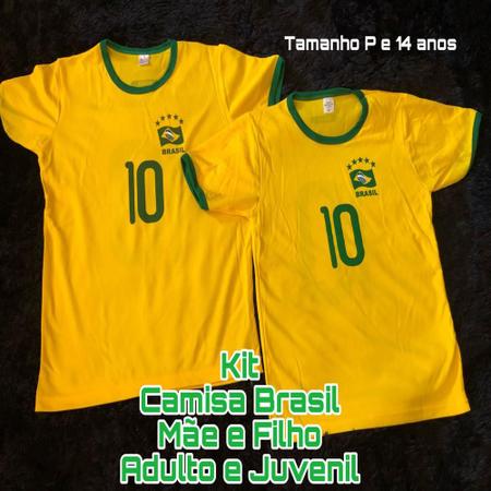 Kit 2 Camisetas Adulto e Juvenil Tal Mãe Tal Filha Babylook Brasil